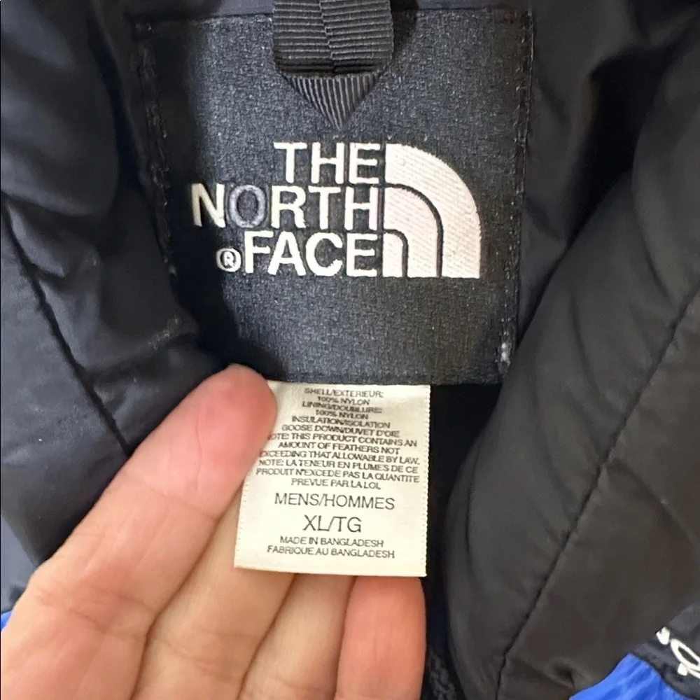 The North Face Vintage Nuptse 700 Down jacket SzXL Small Flaw